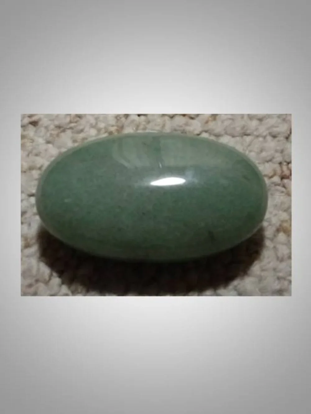 #2 Green Aventurine palm stone  Prosperity Calmness Balance